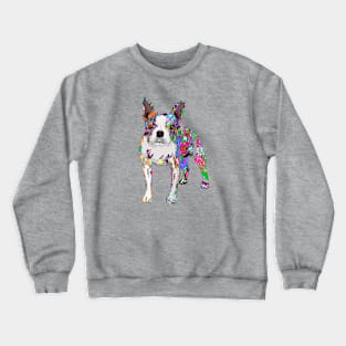 Graffiti Boston Terrier Crewneck Sweatshirt